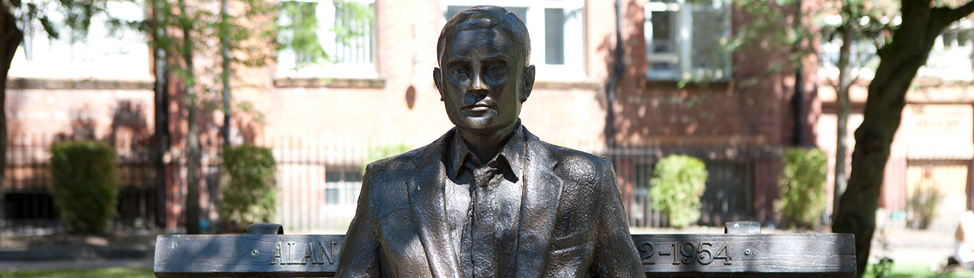 Statue of Alan Turing on North Campus