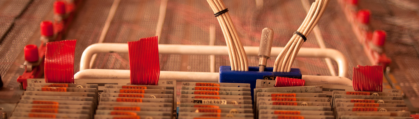 Close up of punch cards from MU5 computer developed at Manchester