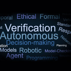 Word cloud of automation and verification words