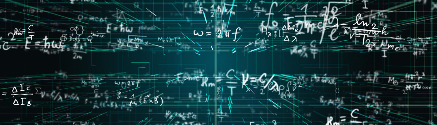 Abstract image of equations